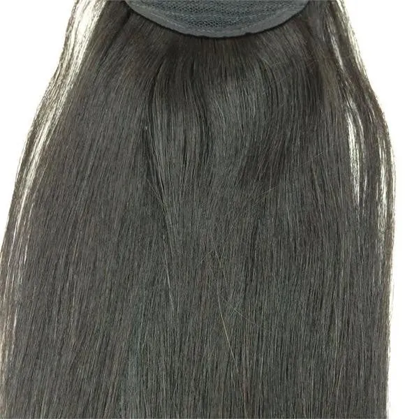 Wrap Around 100% Human Hair Ponytail in Straight 18"