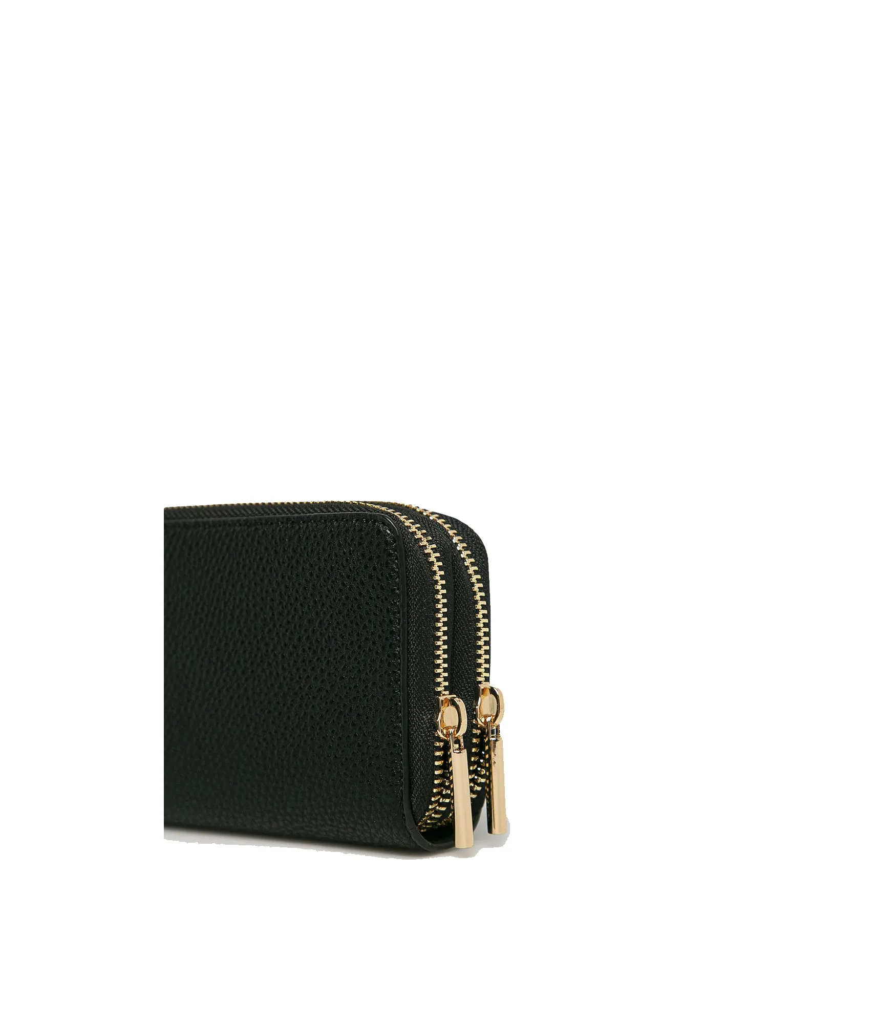 Xl Double Zip Around - Nero
