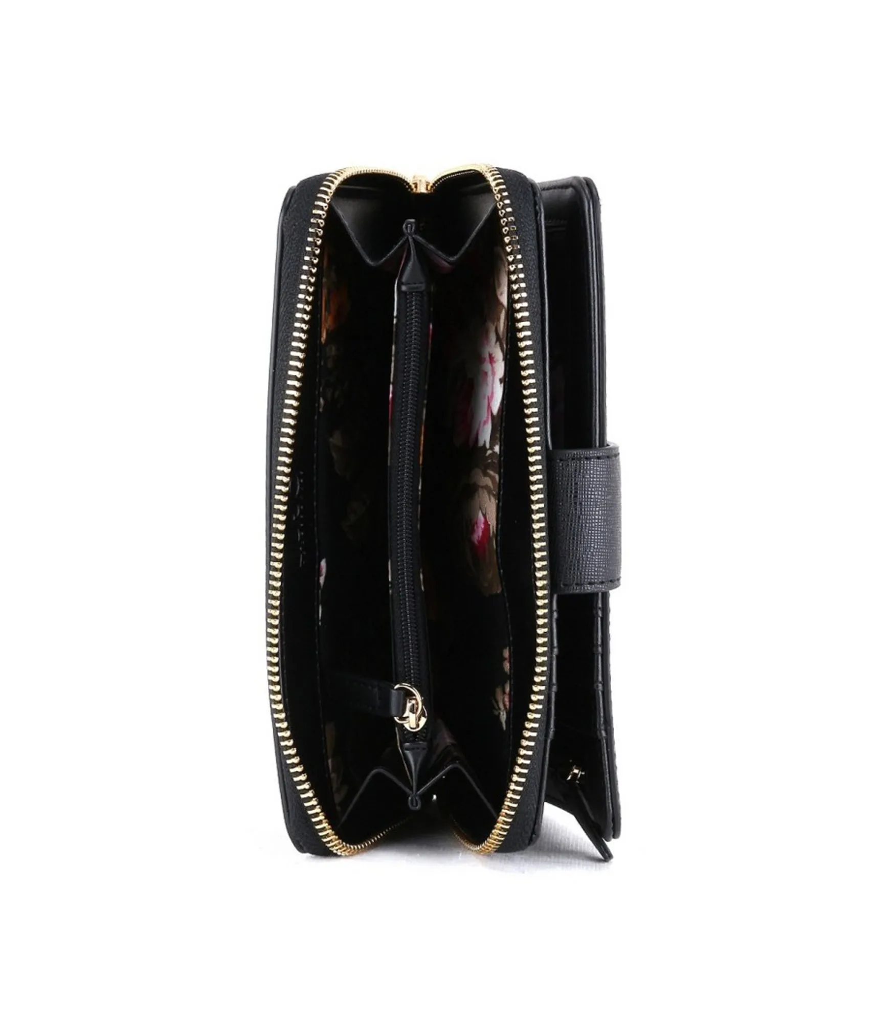 Xl Zip Around W/Flap - Nero