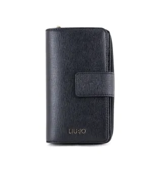 Xl Zip Around W/Flap - Nero