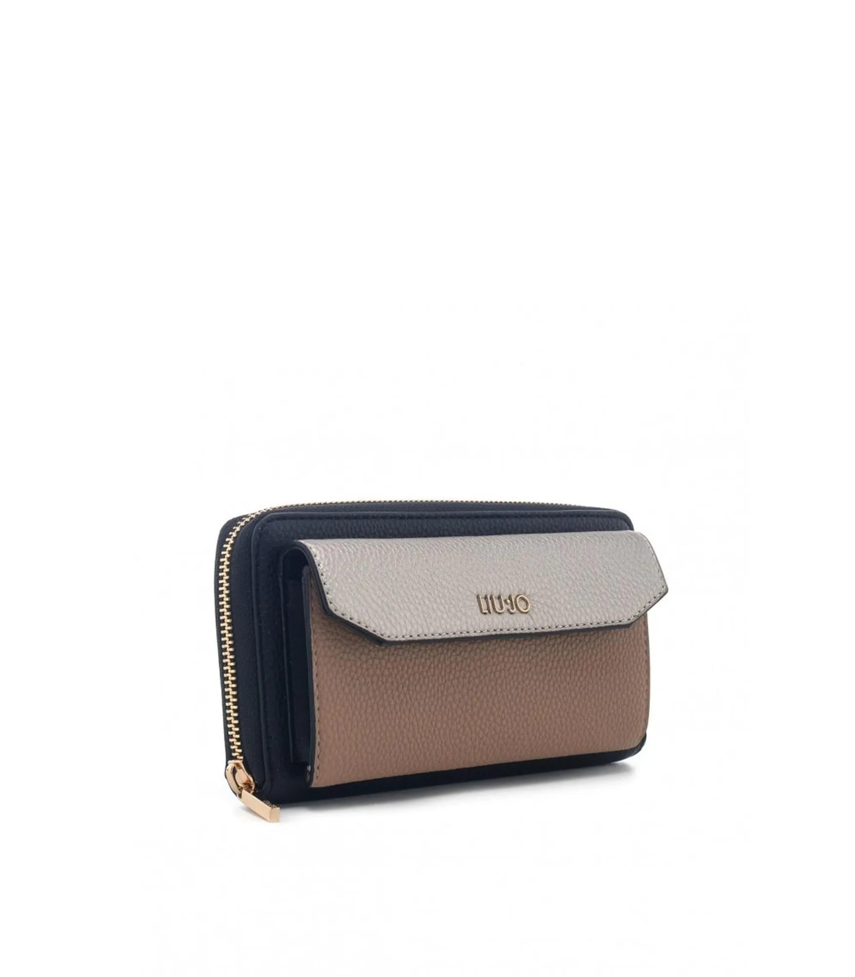 Xl Zip Around With P - Nero Gold Nuez