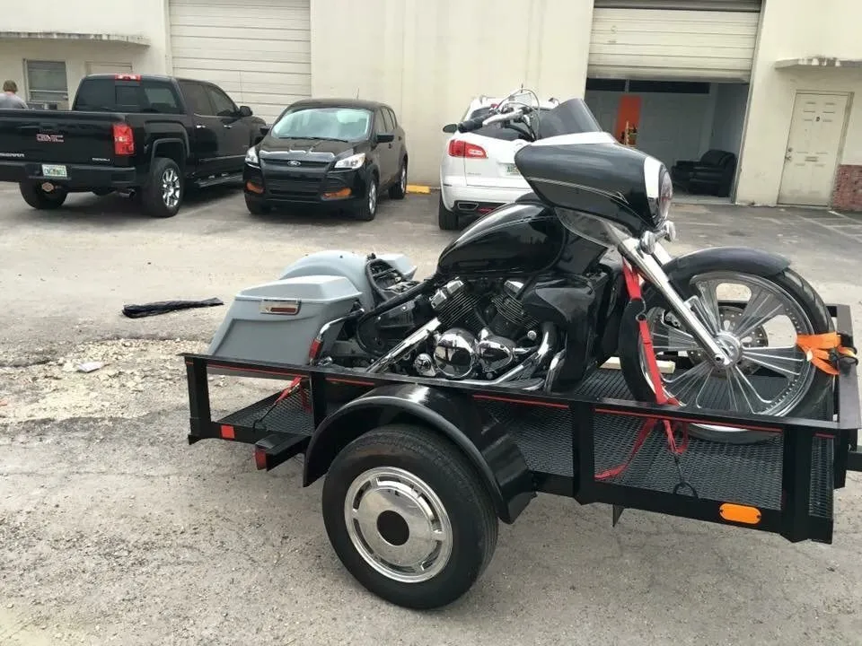 Yamaha Royal Star Venture 5" Stretched Extended Saddlebags Dual Cut Outs   Fender &amp; Lids - Fifty Five