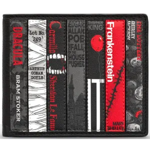 Yoshi Horror Bookworm Black Leather Wallet