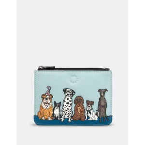 Yoshi Party Dogs Zip Top Leather Purse