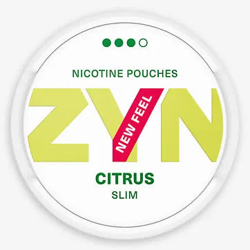 ZYN Citrus Slim Strong Nicotine Pouches (20pcs/Can)