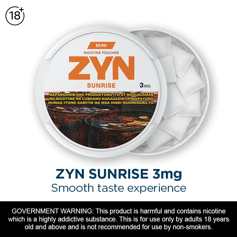 ZYN Sunrise 3mg